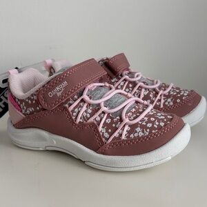 OshKosh B'gosh Kids Pink and White Floral Sneakers